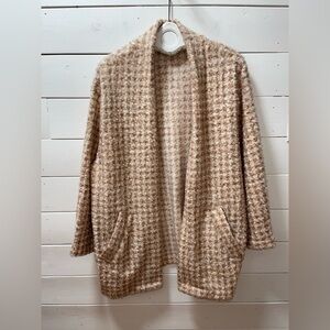 REITMANS – Rose & Cream Bouclé Open Cardigan XL